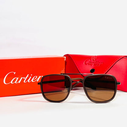 Aesthetic Polarized Brown Sunglasses